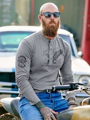 Joe Browns Grey Eagle Eyed Henley - Image 1 of 8