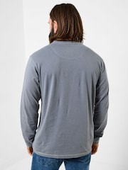 Joe Browns Grey Eagle Eyed Henley - Image 4 of 8