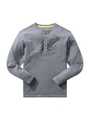 Joe Browns Grey Eagle Eyed Henley - Image 8 of 8
