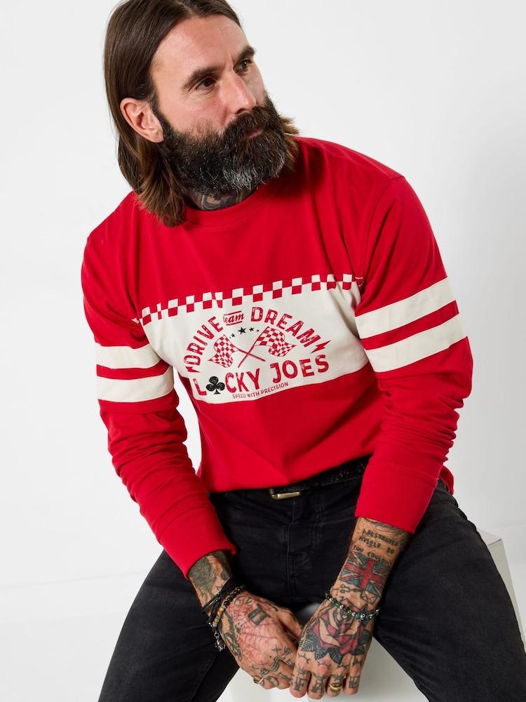 Joe Browns Red Ready To Race Top - Image 2 of 8 Joe Browns Red Ready To Race Top - Image 2 of 8