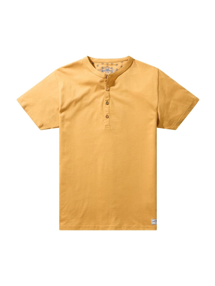 Joe Browns Gold Ready For Anything Henley T-Shirt - Image 5 of 5