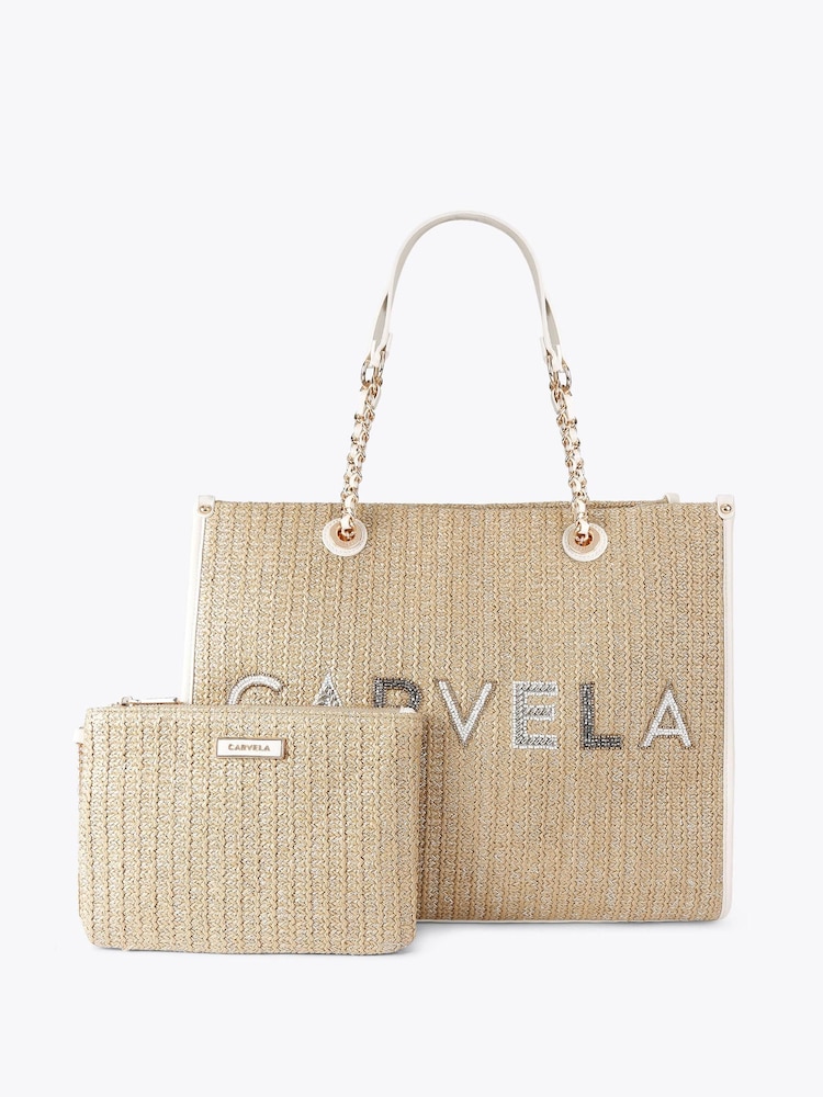 Carvela Sorrento Bead Tote Bag - Imaginea 1 din 4