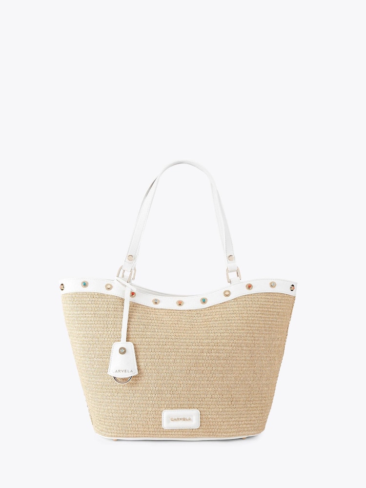Carvela Brown Amalfi Stone Tote Bag - Image 1 of 4