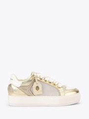 Kurt Geiger London Gold Southbank Trainers - Image 2 of 5