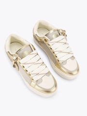 Kurt Geiger London Gold Southbank Trainers - Image 3 of 5
