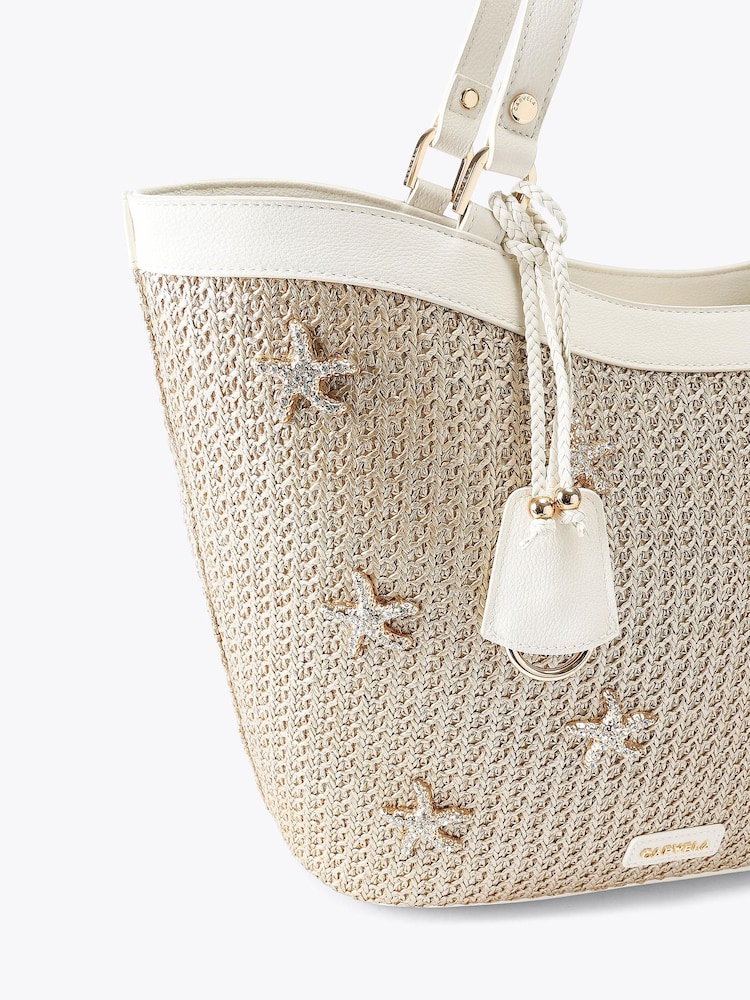 Carvela Gold Marina Starfish Tote Bag - Image 6 of 6 Carvela Gold Marina Starfish Tote Bag - Image 6 of 6