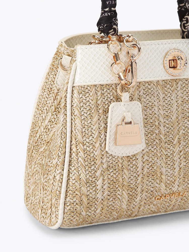 Carvela Brown/Black Sorrento Top Handle Bag - Image 5 of 5