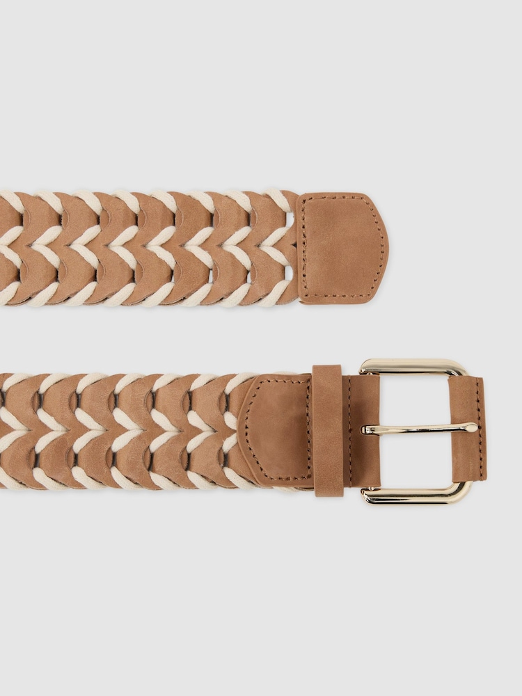Atelier Leather Braided Waist Belt - Image 4 of 4