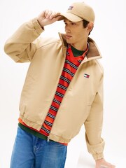 Gold - Tommy Jeans Twill Zip-Thru Jacket - Bild 2 von 6