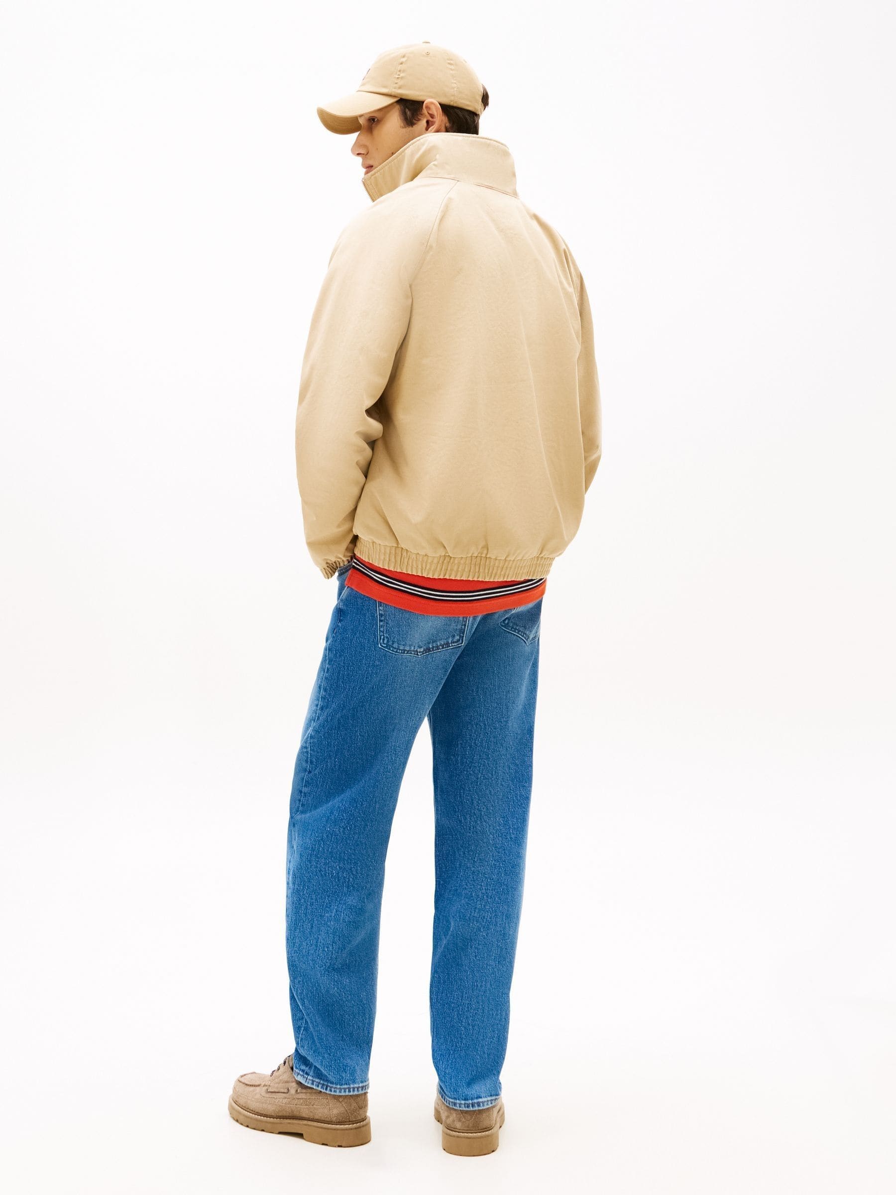 Buy Золотистий - Tommy Jeans Twill Zip-Thru Jacket з сайту Next