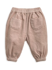 Mamas & Papas Pink Cord Trousers with Elasticated Cuffs - Image 6 of 6