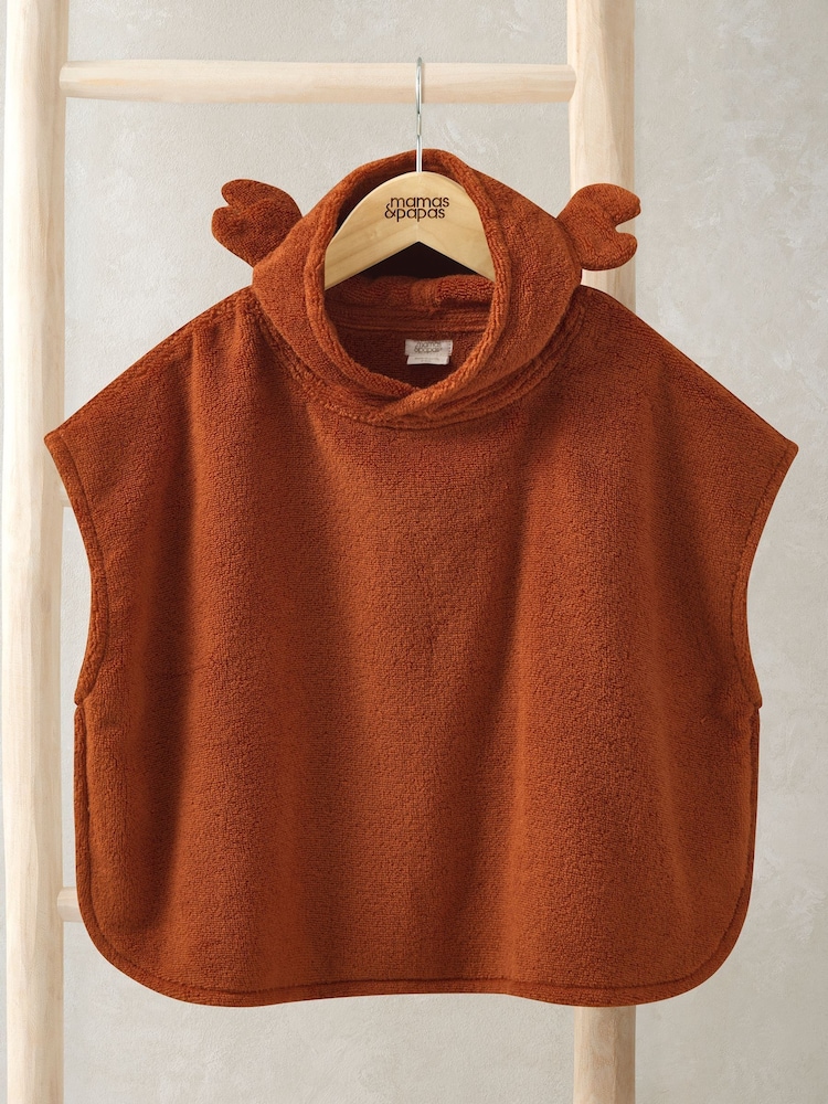 Mamas & Papas Crab Towelling Poncho - Imagen 1 de 3