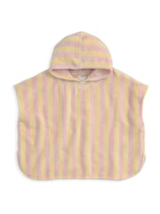 Mamas & Papas Pink Stripe Towelling Poncho - Image 2 of 3