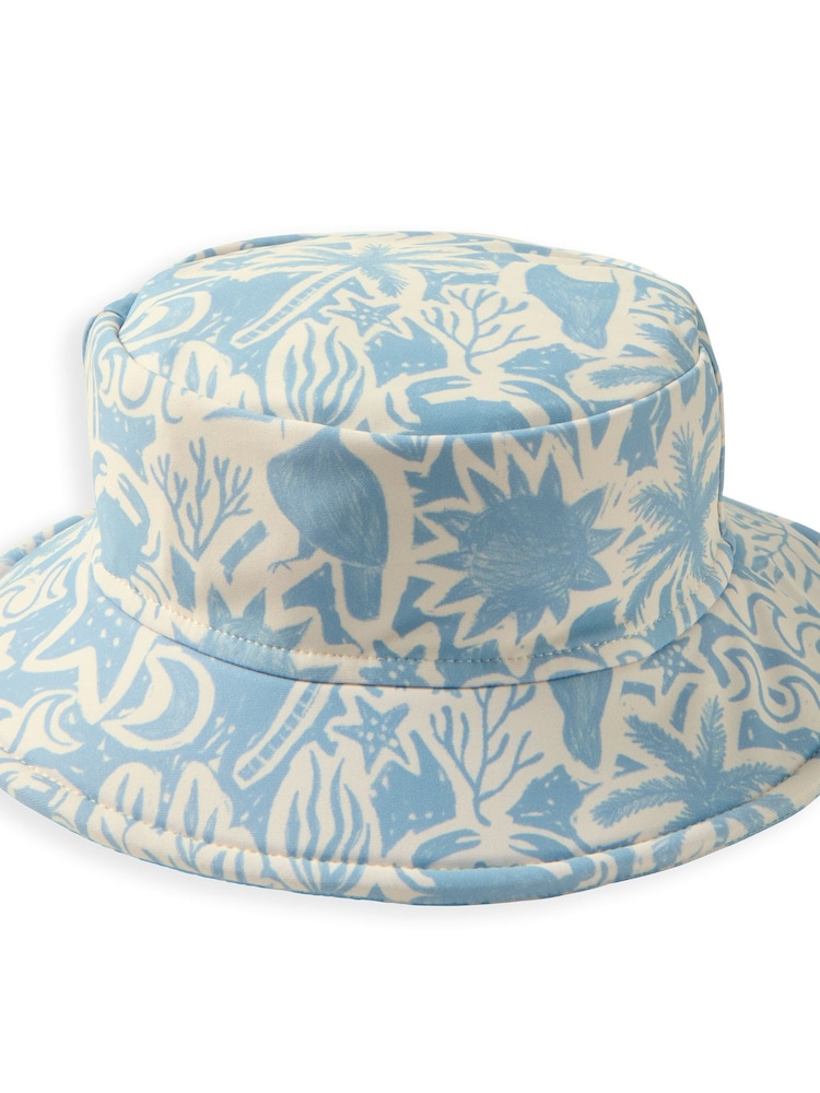 Mamas & Papas Blue Toucan Print Bucket Hat - Image 3 of 3