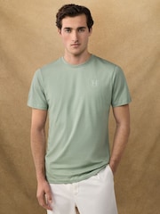 Hackett Green Short Sleeve Logo T-Shirt - Image 2 of 7