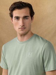 Hackett Green Short Sleeve Logo T-Shirt - Image 3 of 7