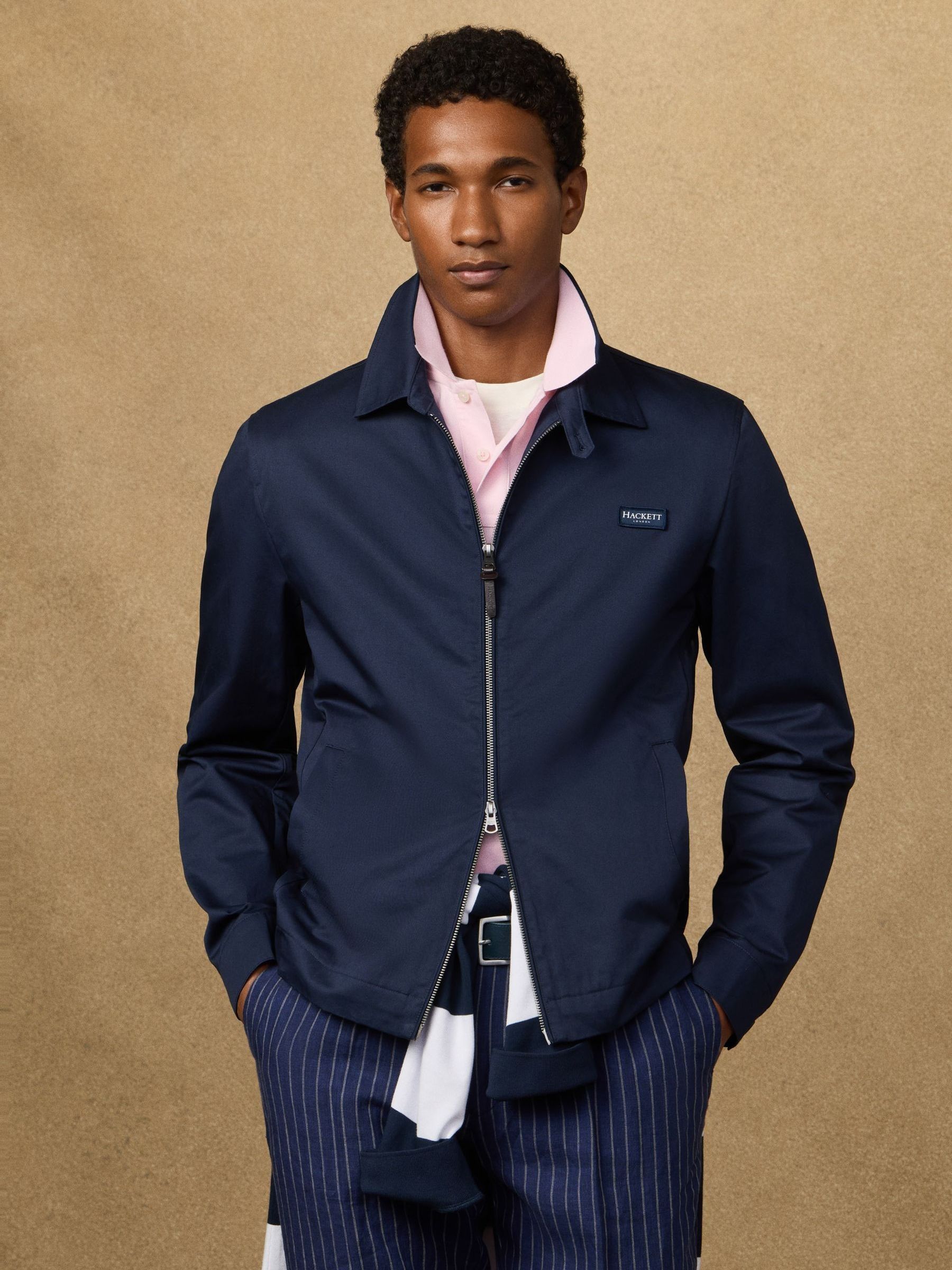 Buy Hackett Blue Coach Jacket from the Next UK online shop