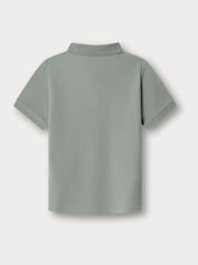 ירוק - Hackett Logo Short Sleeve Polo Shirt - תמונה 2 מתוך 4