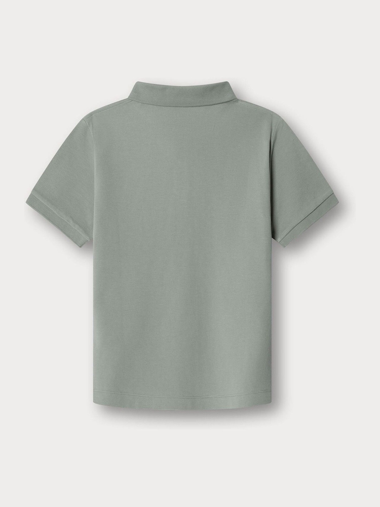 ירוק - Hackett Logo Short Sleeve Polo Shirt - תמונה 2 מתוך 4 ירוק - Hackett Logo Short Sleeve Polo Shirt - תמונה 2 מתוך 4