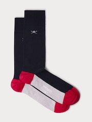 Hackett Combed Cotton Colour Block Socks - Image 1 of 4