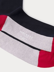 Hackett Combed Cotton Colour Block Socks - Image 3 of 4