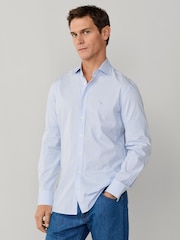 Hackett Blue City Bengal Stripe Shirt - Image 3 of 7