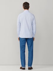 Hackett Blue City Bengal Stripe Shirt - Image 4 of 7