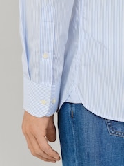 Hackett Blue City Bengal Stripe Shirt - Image 5 of 7
