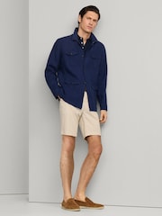 Hackett Brown Kensington Lightweight Shorts - Image 1 of 7