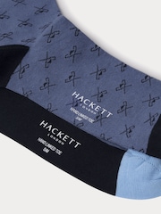 Hackett Light Blue Icon Socks 2 Pack - Image 6 of 7