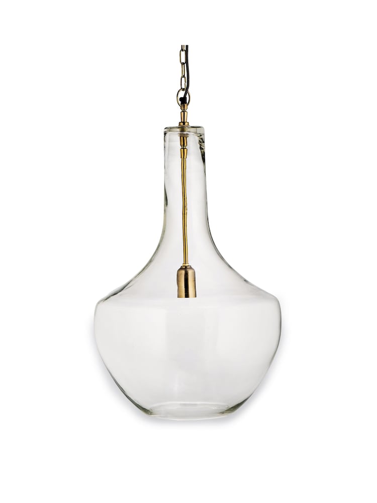 Nkuku Clear Agatarla Glass Pendant - Image 4 of 4 Nkuku Clear Agatarla Glass Pendant - Image 4 of 4