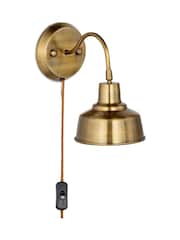 Nkuku Antique Brass Nar Wall Lamp - Image 5 of 5