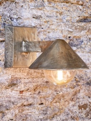 Nkuku Antique Brass Rhya Outdoor Wall Lamp - Image 2 of 3