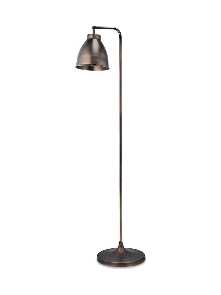 Nkuku Aged Bronze Muturi Floor Lamp - Image 2 of 2 Nkuku Aged Bronze Muturi Floor Lamp - Image 2 of 2