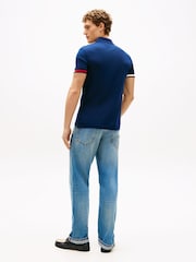 Tommy Hilfiger Slim Fit Interlock Knit Tipped Polo Shirt - صورة 3 من 5