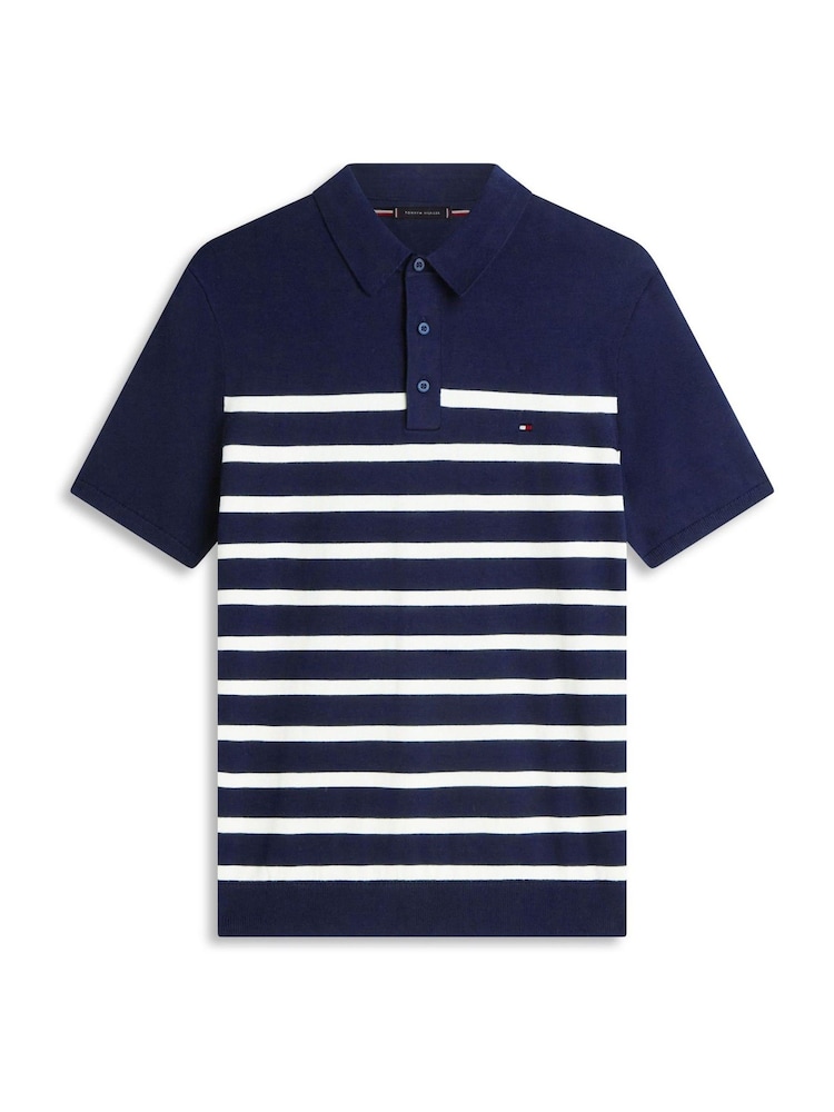 Tommy Hilfiger normaalin istuvuuden neulepoolopaita - Kuva 5 / 5