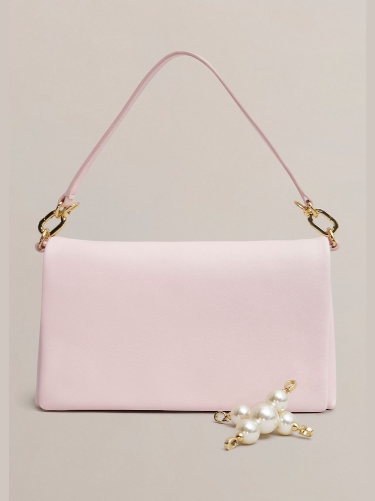 Hobbs Pink Jas Pearl Clutch - Image 3 of 3 Hobbs Pink Jas Pearl Clutch - Image 3 of 3