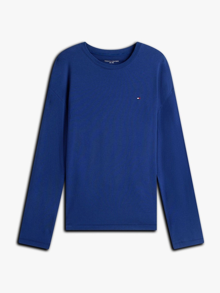 Tommy Hilfiger Blue Original Jersey Print Pyjamas Set - Image 5 of 5