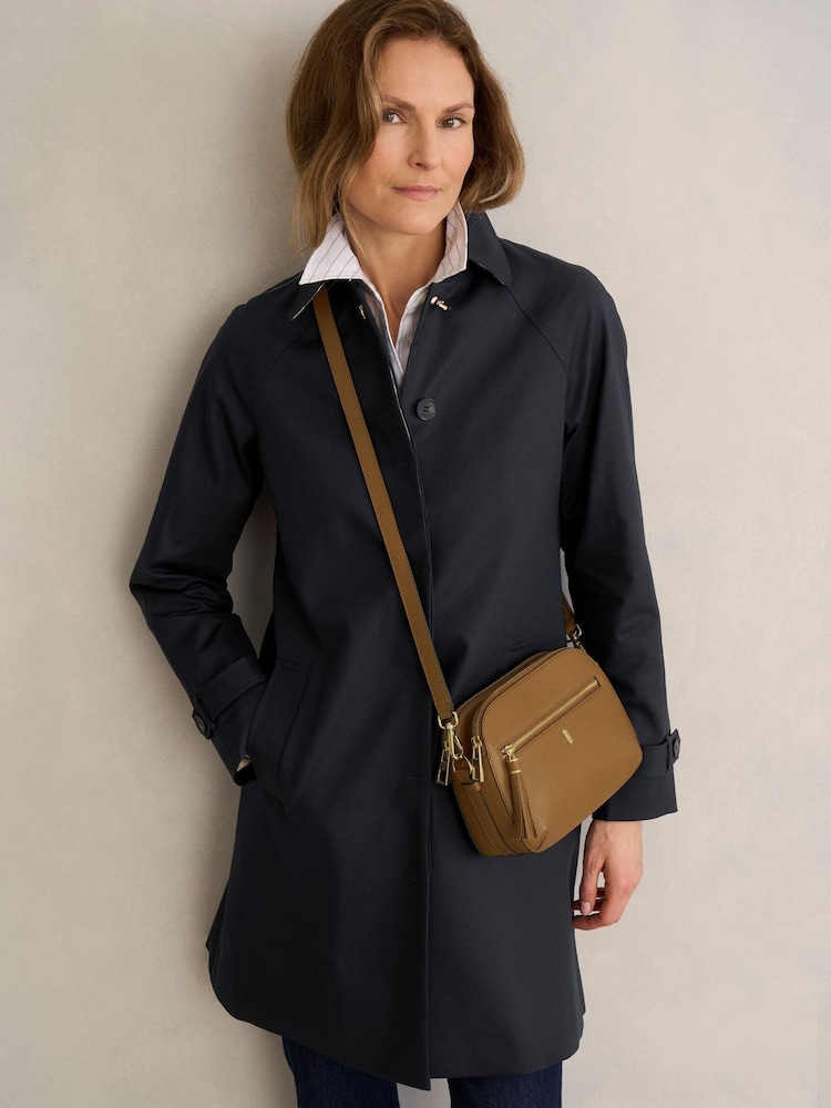 Hobbs Brown Carlton Cross-Body Bag - Image 1 of 3 Hobbs Brown Carlton Cross-Body Bag - Image 1 of 3