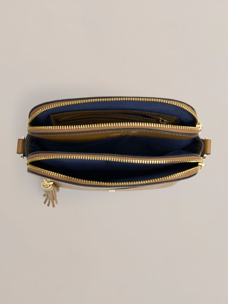 Hobbs Brown Carlton Cross-Body Bag - Image 3 of 3 Hobbs Brown Carlton Cross-Body Bag - Image 3 of 3