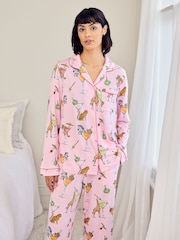 Chelsea Peers Martini Animals Print Long Pyjamas Set - תמונה 4 מתוך 5