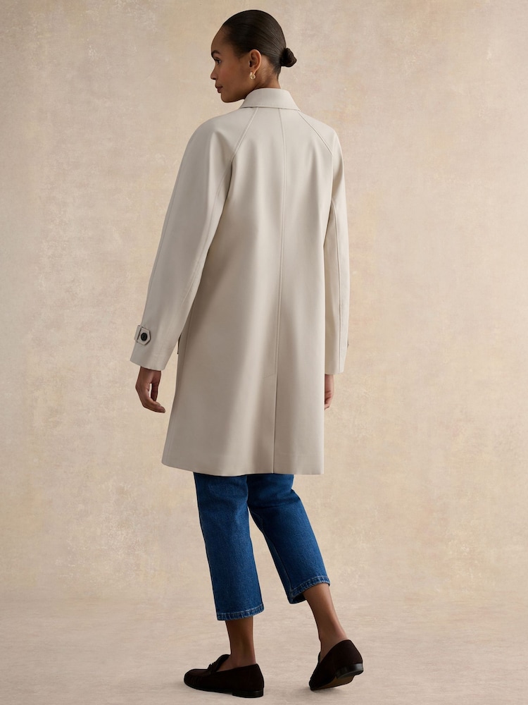 Hobbs Grey Vivienne Trench Coat - Image 2 of 3 Hobbs Grey Vivienne Trench Coat - Image 2 of 3
