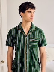 Chelsea Peers пижама в полоску с шортами принт комплект - Изображение 5 6