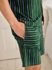 Chelsea Peers пижама в полоску с шортами принт комплект - Изображение 6 6