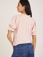 Baukjen Pink Noa Short Sleeve Blouse - Image 2 of 8