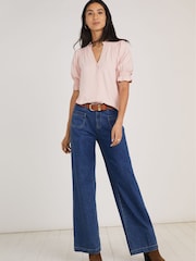 Baukjen Pink Noa Short Sleeve Blouse - Image 5 of 8