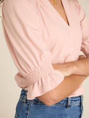 Baukjen Pink Noa Short Sleeve Blouse - Image 7 of 8
