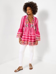 Joe Browns Pink Sunny Vibes Tunic - Image 3 of 5