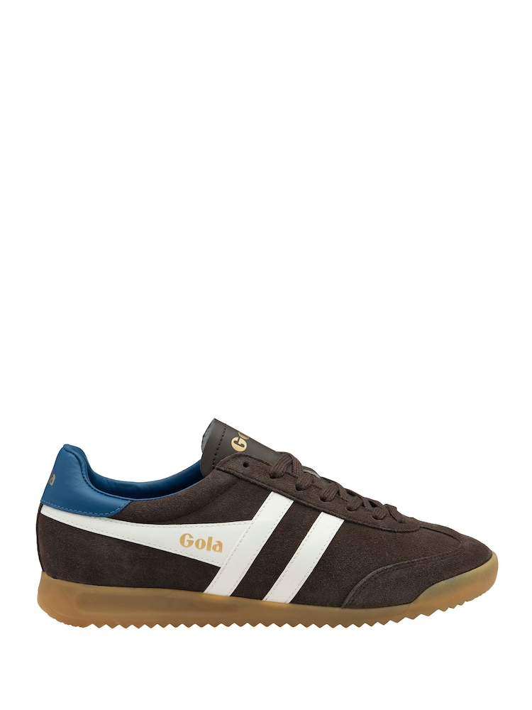 Gola Brown Torpedo Suede Lace Up Trainers - Image 1 of 4 Gola Brown Torpedo Suede Lace Up Trainers - Image 1 of 4