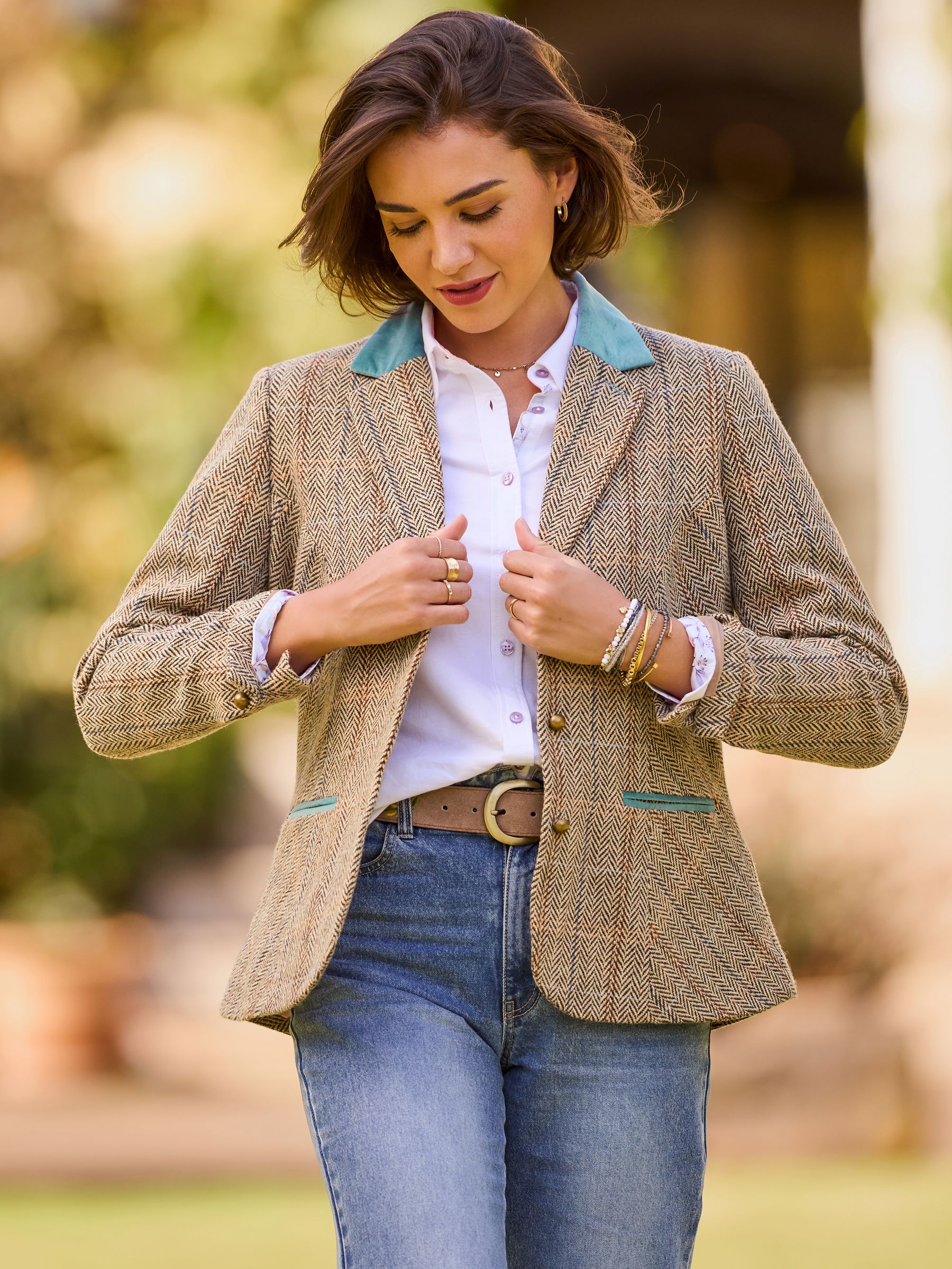 Buy Joe Browns Brown Spring Days Tweed Jacket from the Next UK